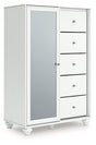 Kozlani White Dressing Chest by Ashley at Eve Furniture