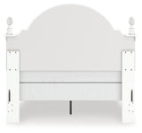 Kozlani White Full Upholstered Panel Bed by Ashley at Eve Furniture