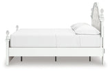 Kozlani White Full Upholstered Panel Storage Bed by Ashley at Eve Furniture