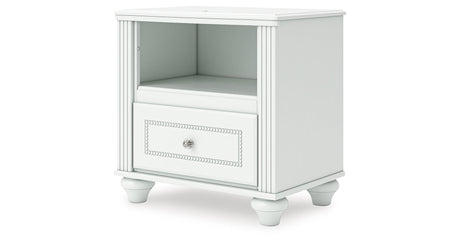 Kozlani White Nightstand by Ashley at Eve Furniture
