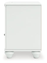 Kozlani White Nightstand by ASHLEY FURNITURE at Eve Furniture