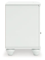 Kozlani White Nightstand by ASHLEY FURNITURE at Eve Furniture
