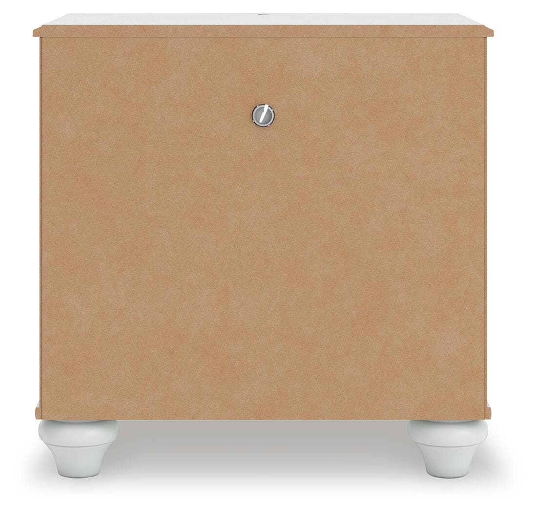 Kozlani White Nightstand by ASHLEY FURNITURE at Eve Furniture
