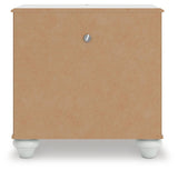Kozlani White Nightstand by ASHLEY FURNITURE at Eve Furniture