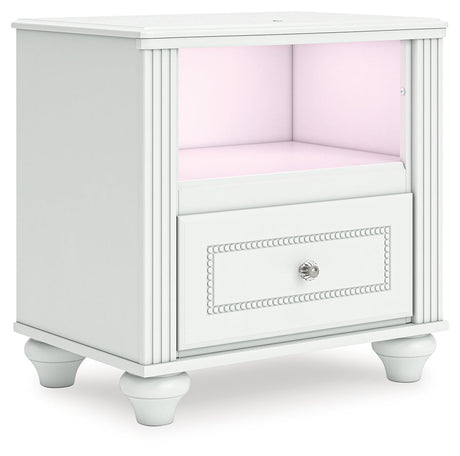 Kozlani White Twin Storage Bedroom Set by Ashley at Eve Furniture