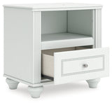 Kozlani White Twin Storage Bedroom Set by Ashley at Eve Furniture