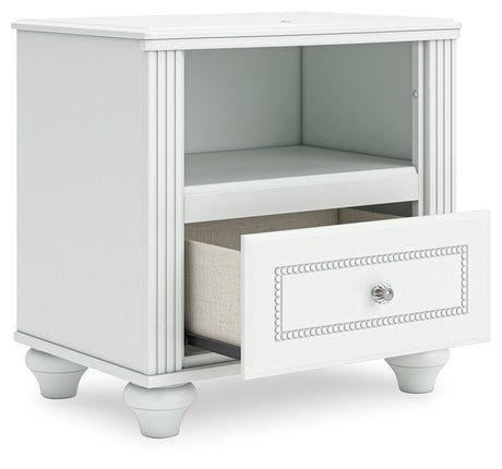 Kozlani White Twin Storage Bedroom Set by Ashley at Eve Furniture