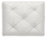 Kozlani White Vanity, Mirror and Stool by Ashley Furniture at Eve Furniture