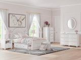 Kozlani White Vanity Stool by Ashley at Eve Furniture