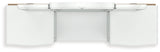 Kozlani White Vanity with Mirror by Ashley at Eve Furniture