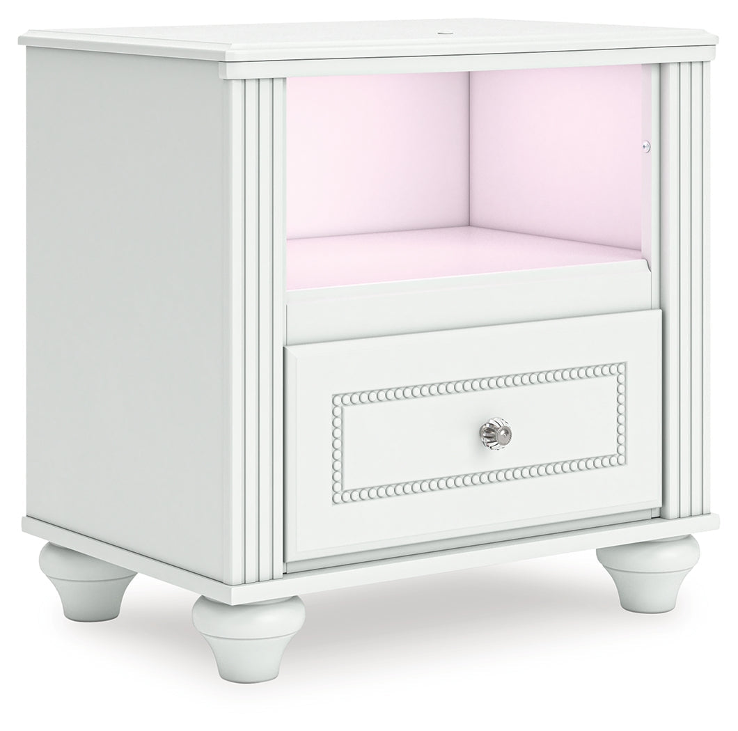 Kozlani White Youth Storage Bedroom Set with 4 Drawers by Ashley at Eve Furniture