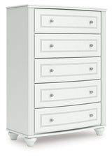 Kozlani White Youth Storage Bedroom Set with 4 Drawers by Ashley at Eve Furniture