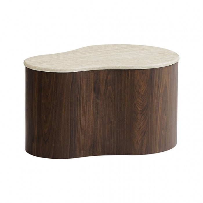 Kozma Walnut Medium Coffee Table by Furniture of America at Eve Furniture