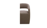 Barrow Rolling Dining Chair Soft Taupe