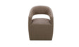 Barrow Rolling Dining Chair Soft Taupe