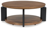 Kraeburn Brown/Black Coffee Table