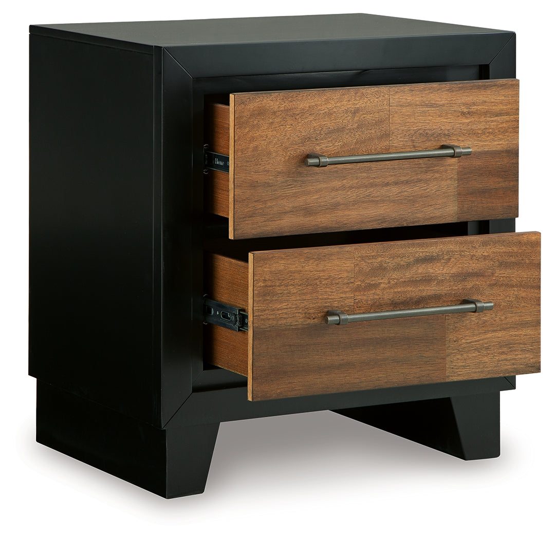 Kraeburn Brown/Black Nightstand