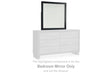 Kraeburn Brown/Black Bedroom Mirror by Ashley at Eve Furniture