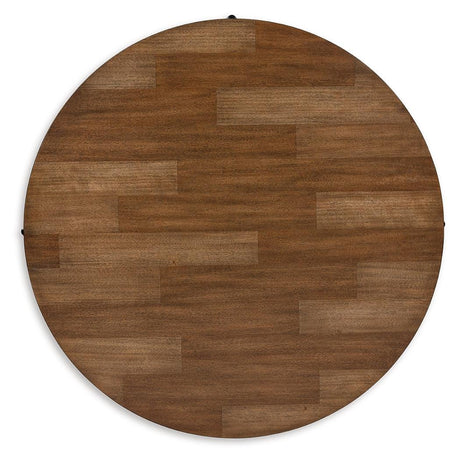 Kraeburn Brown/Black Coffee Table by Ashley at Eve Furniture