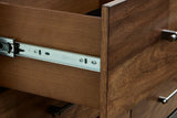 Kraeburn Brown/Black Dresser by Ashley at Eve Furniture