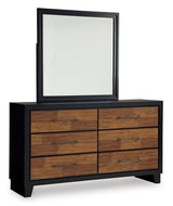 Kraeburn Brown/Black Storage Panel Bedroom Set by Ashley at Eve Furniture