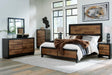 Kraeburn Brown/Black Storage Panel Bedroom Set by Ashley at Eve Furniture