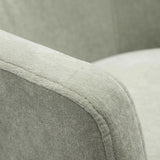 Kristen Upcycled Chenille Rolling Desk Chair by TOV Furniture at Eve Furniture
