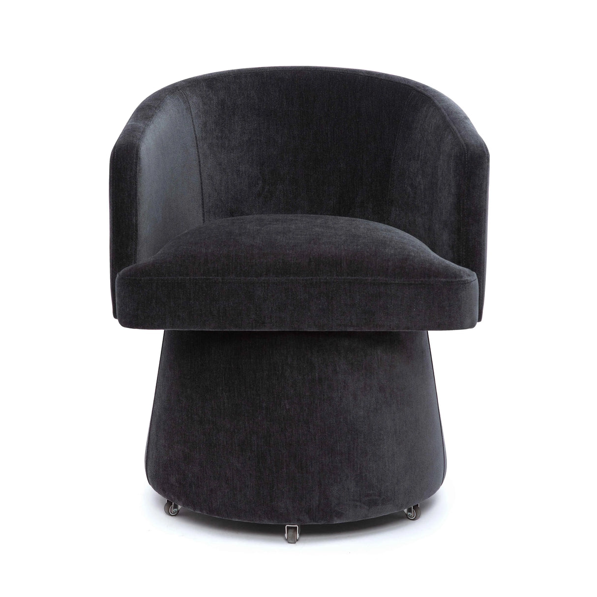 Kristen Upcycled Chenille Rolling Desk Chair by TOV Furniture at Eve Furniture