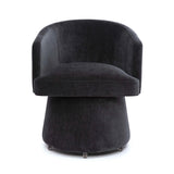 Kristen Upcycled Chenille Rolling Desk Chair by TOV Furniture at Eve Furniture