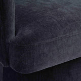 Kristen Upcycled Chenille Rolling Desk Chair by TOV Furniture at Eve Furniture