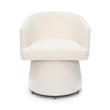 Kristen Upcycled Chenille Rolling Desk Chair by TOV Furniture at Eve Furniture