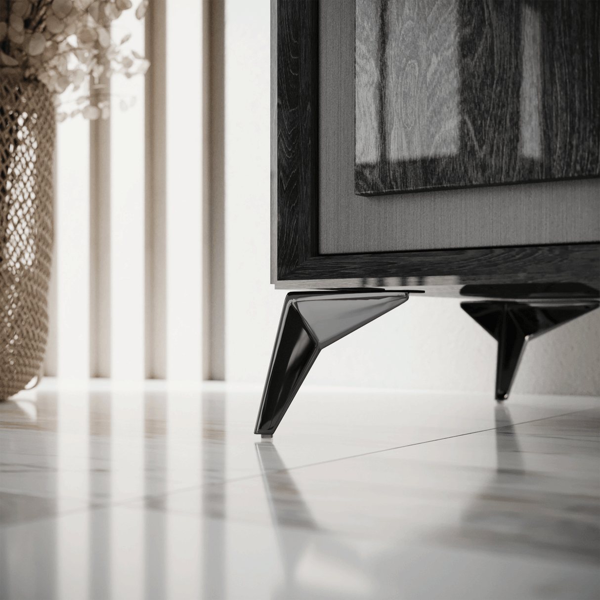 Krystal Aris Extendable Dining Table by ESF Furniture at Eve Furniture