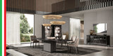 Krystal Aris Extendable Dining Table by ESF Furniture at Eve Furniture
