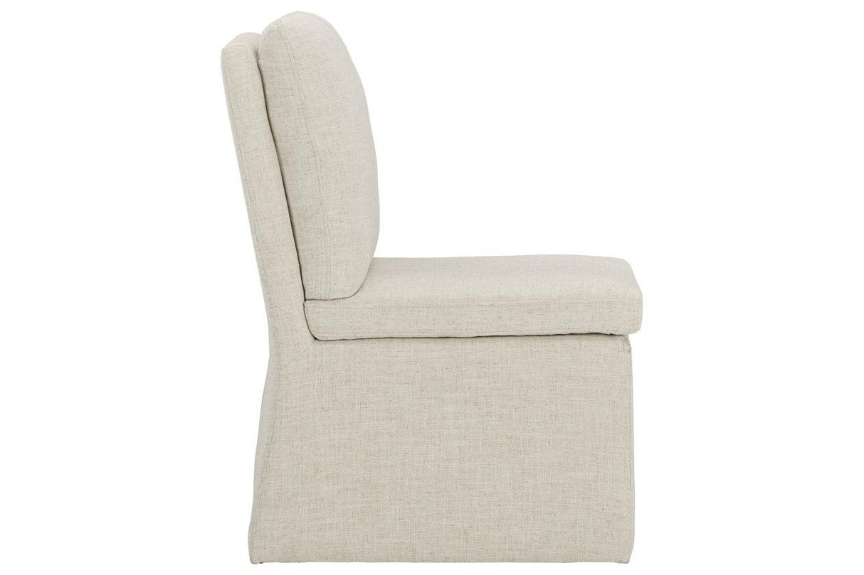 Krystanza Oatmeal Dining Chair, Set of 2 by Ashley at Eve Furniture