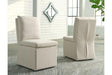 Krystanza Oatmeal Dining Chair, Set of 2 by Ashley at Eve Furniture
