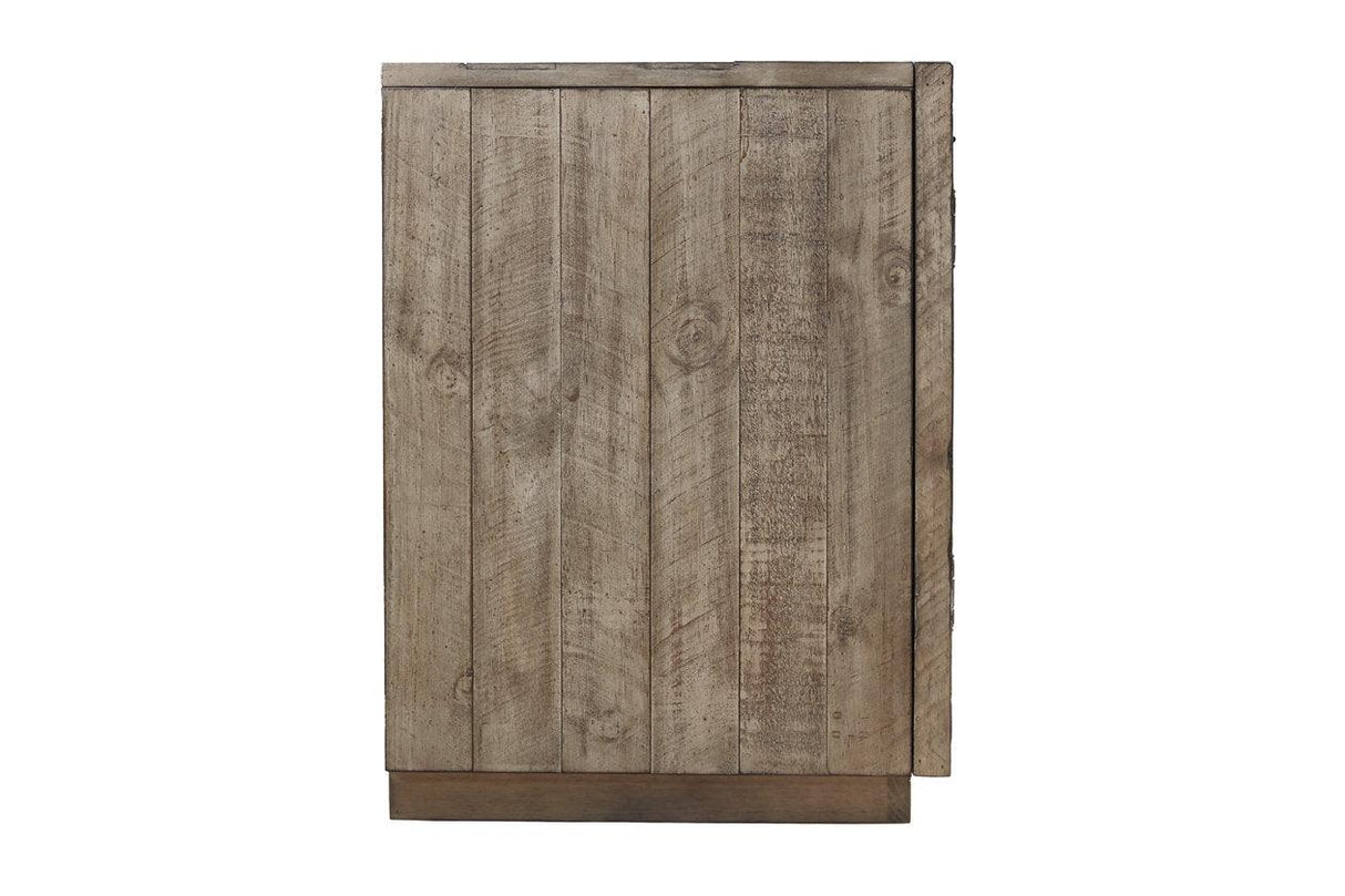 Krystanza Weathered Gray 92" TV Stand by Ashley at Eve Furniture