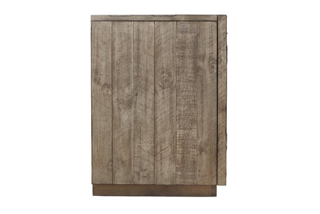 Krystanza Weathered Gray 92" TV Stand by Ashley at Eve Furniture