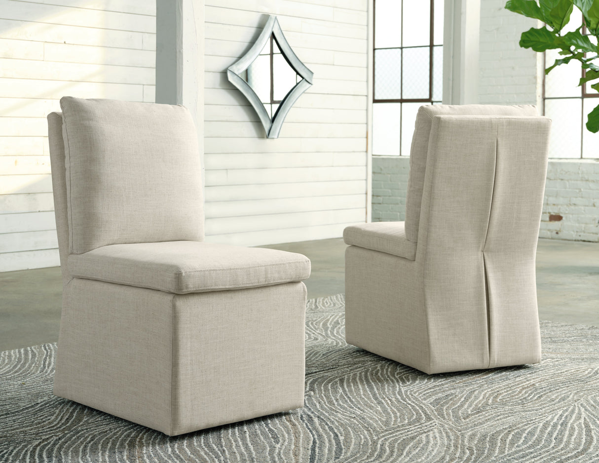 Krystanza Weathered Gray Dining Room Set by Ashley at Eve Furniture