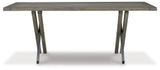 Krystanza Weathered Gray Dining Room Set by Ashley at Eve Furniture