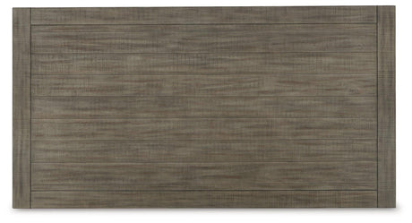 Krystanza Weathered Gray Dining Table by Ashley at Eve Furniture