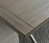 Krystanza Weathered Gray Dining Table by Ashley at Eve Furniture