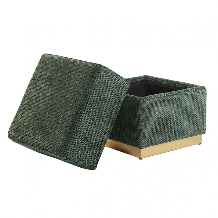 Krysten Green Storage Stool by Furniture of America at Eve Furniture