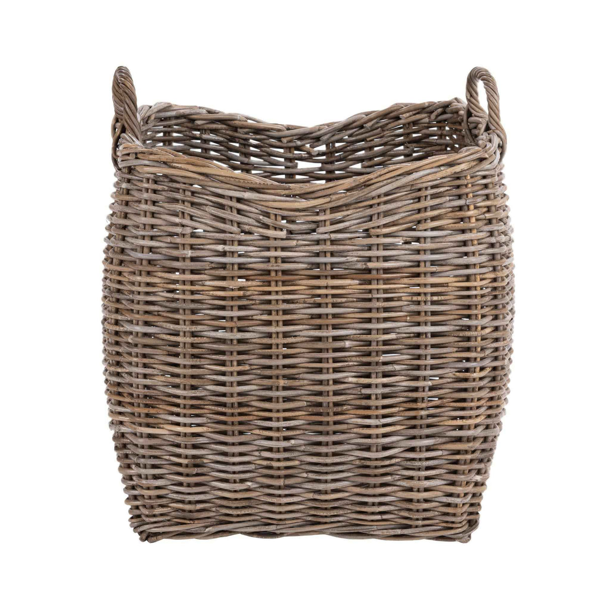 Kubu Rattan Gray Tall Basket by Classic Home at Eve Furniture