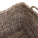 Kubu Rattan Gray Tall Basket by Classic Home at Eve Furniture