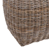 Kubu Rattan Gray Tall Basket by Classic Home at Eve Furniture