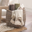 Kubu Rattan Gray Tall Basket by Classic Home at Eve Furniture