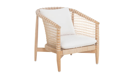 Kuna Outdoor Lounge Chair White by Moe's Home at Eve Furniture