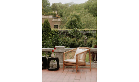 Kuna Outdoor Lounge Chair White by Moe's Home at Eve Furniture
