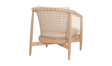 Kuna Outdoor Lounge Chair White by Moe's Home at Eve Furniture