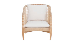 Kuna Outdoor Lounge Chair White by Moe's Home at Eve Furniture